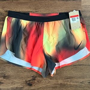 Nike Dri Fit ADV AeroSwift Elite 2” Running Shorts ‘Crimson Black’ (size mens L)